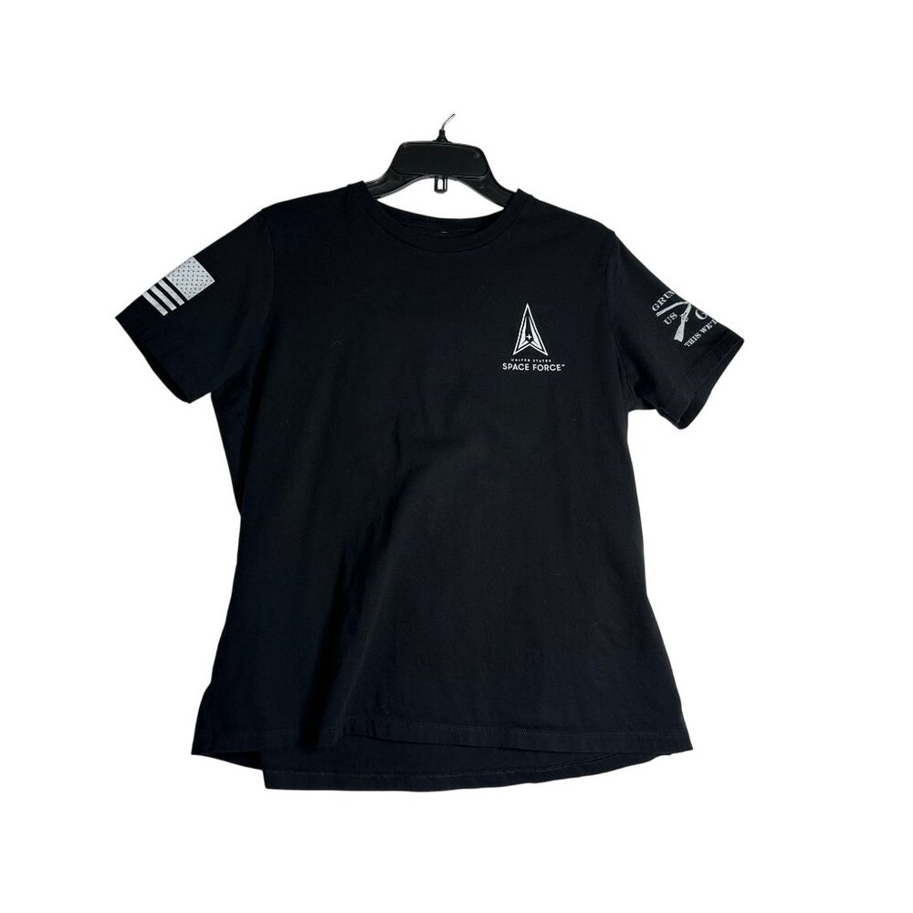 Grunt Style Space Force Black Tee Shirt Kids‎ Boys Large